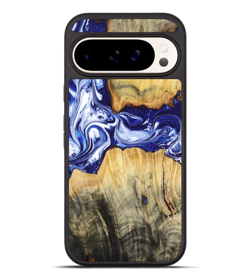 Pixel 10 Pro XL Wood Phone Case - Leanne (Blue, 799040)