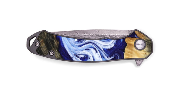 EDC Wood Pocket Knife - Ola (Blue, 799051)