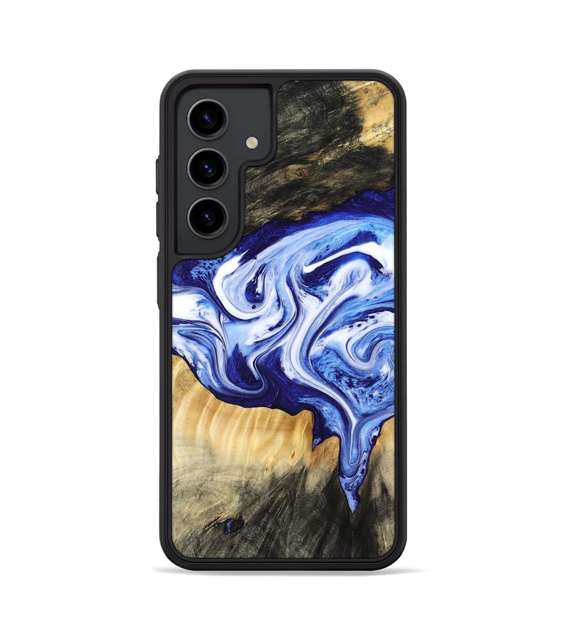 Galaxy S24 Wood Phone Case - Ola (Blue, 799051)
