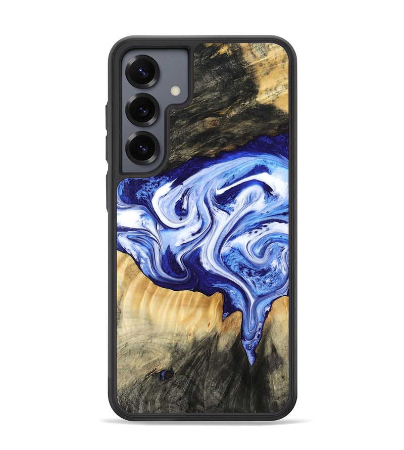 Galaxy S25 Plus Wood Phone Case - Ola (Blue, 799051)