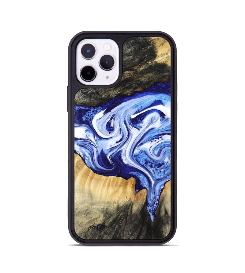 iPhone 11 Pro Wood Phone Case - Ola (Blue, 799051)