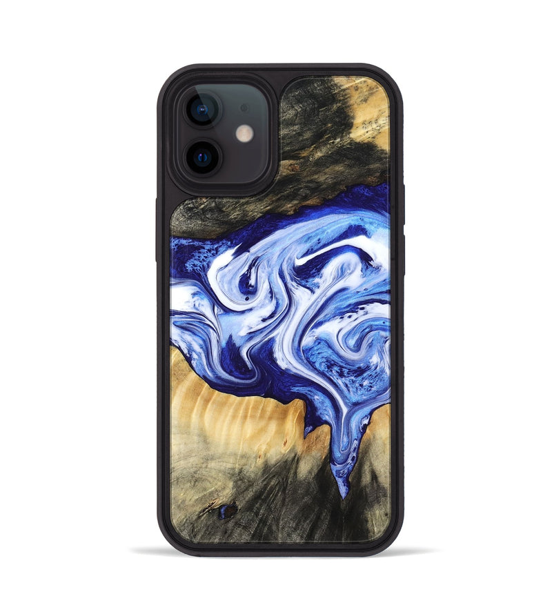 iPhone 12 Wood Phone Case - Ola (Blue, 799051)