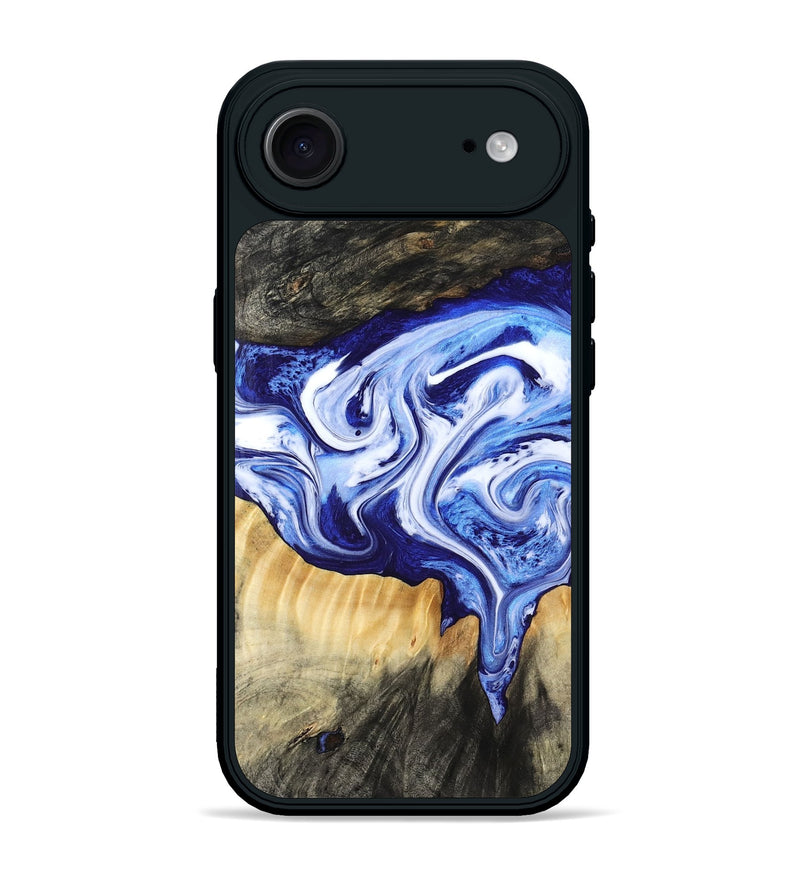 iPhone 17 Air Wood Phone Case - Ola (Blue, 799051)