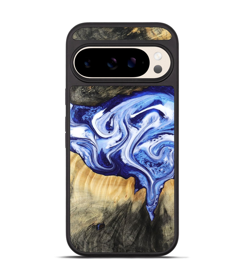 Pixel 10 Pro Wood Phone Case - Ola (Blue, 799051)