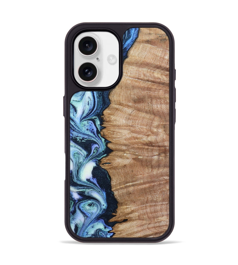 iPhone 17 Wood Phone Case - Jayne (Blue, 799058)