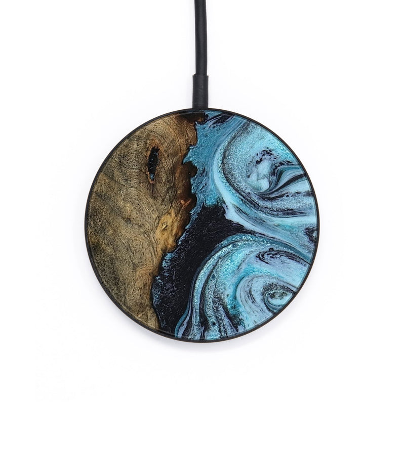 Circle Wood Wireless Charger - Kayson (Blue, 799070)