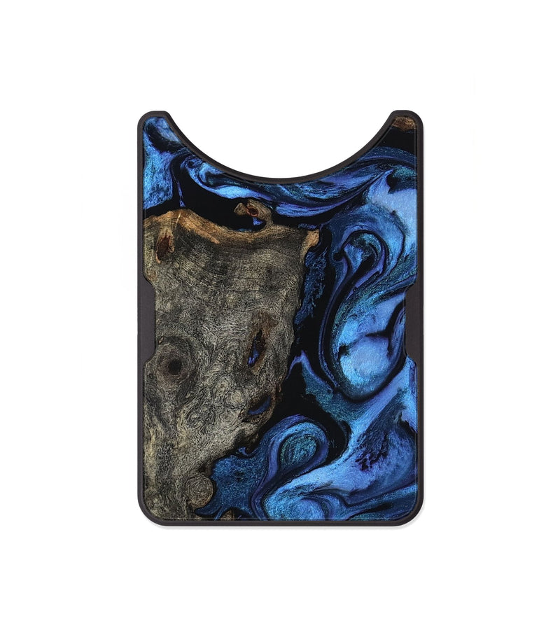 Alloy Wood Wallet - Shania (Blue, 799075)