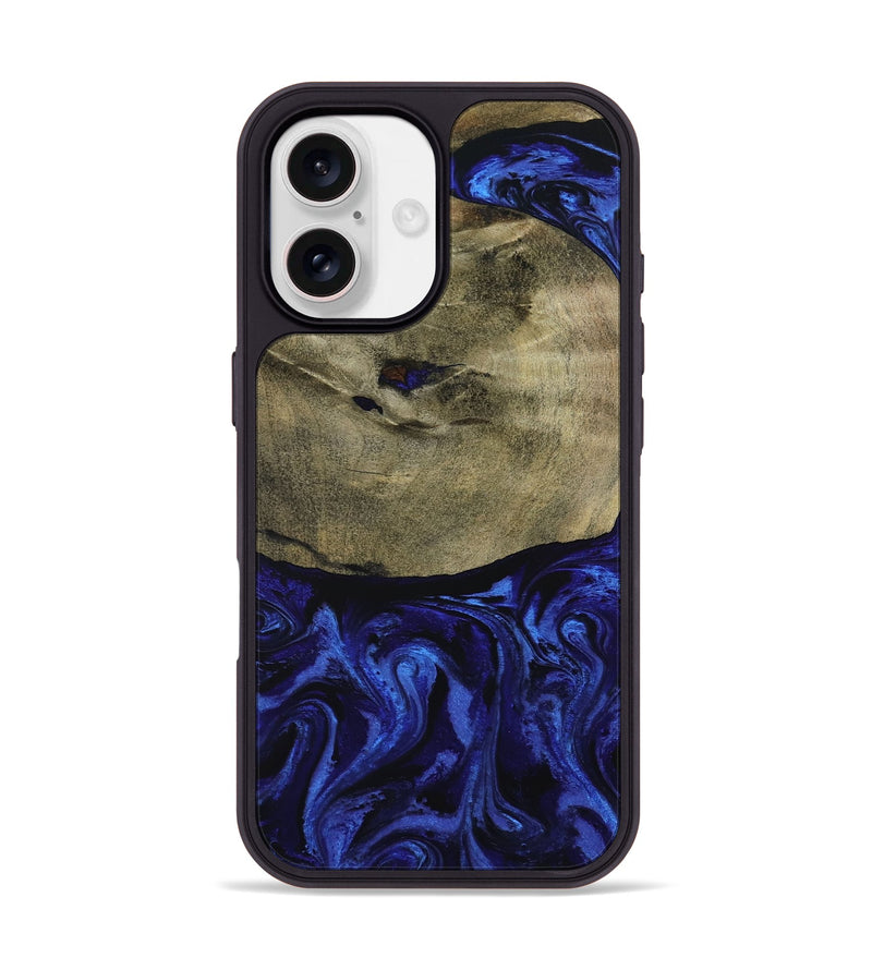 iPhone 17 Wood Phone Case - Landen (Blue, 799077)