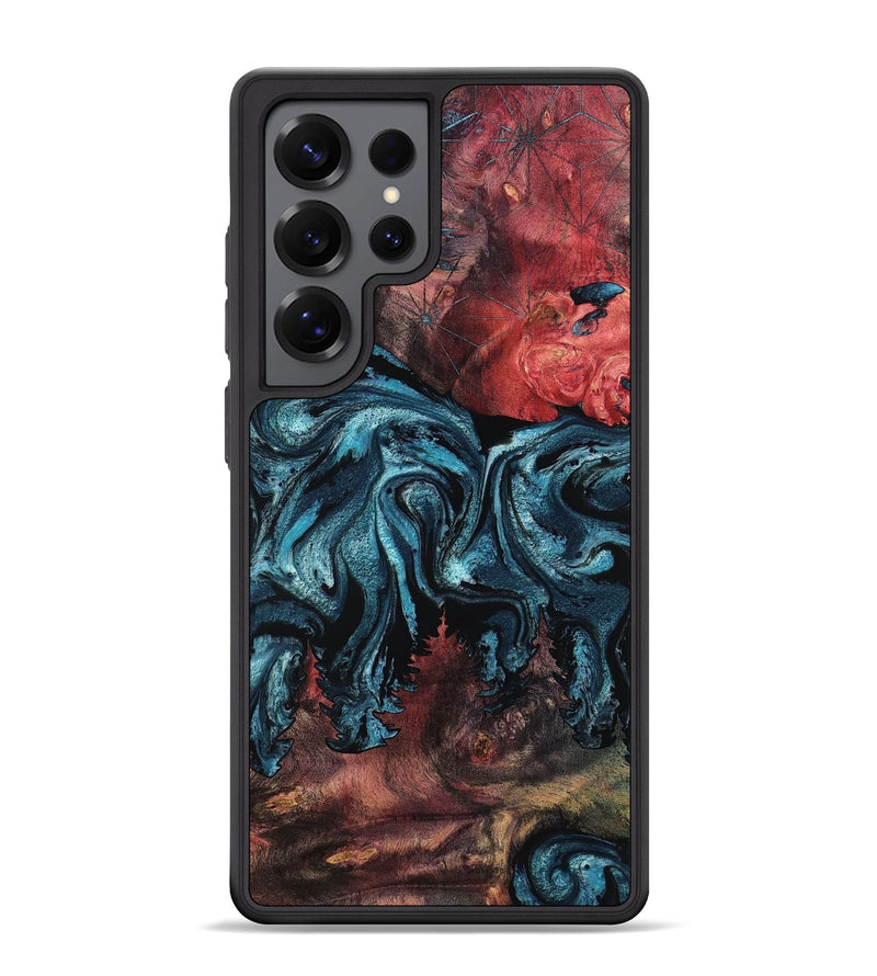 Galaxy S25 Ultra Wood Phone Case - Brenda (Blue, 799086)