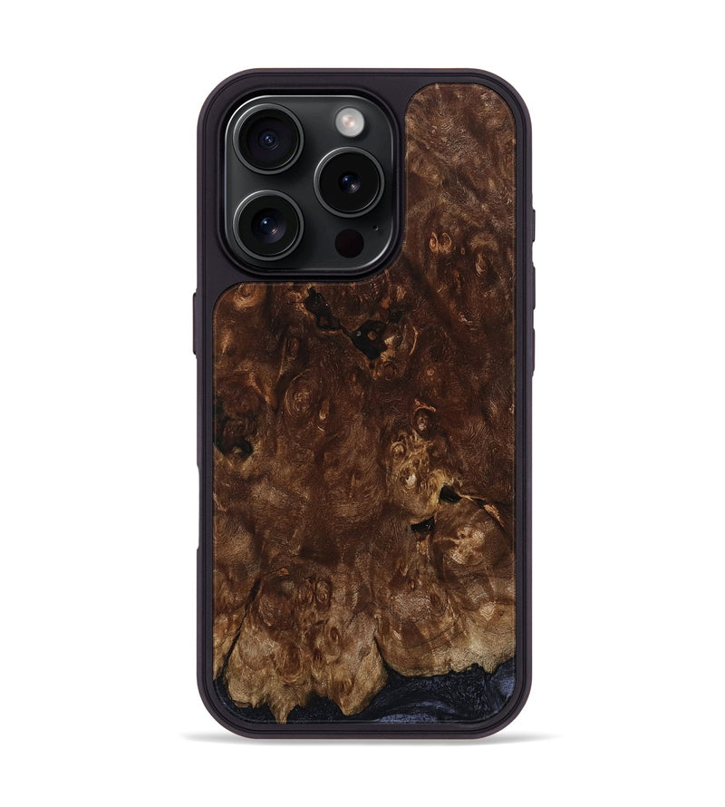 iPhone 16 Pro Wood Phone Case - Webster (Wood Burl, 799127)