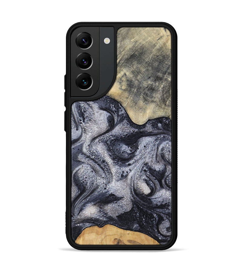 Galaxy S22 Plus Wood Phone Case - Jaden (Black & White, 799144)