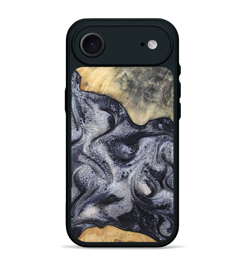 iPhone 17 Air Wood Phone Case - Jaden (Black & White, 799144)