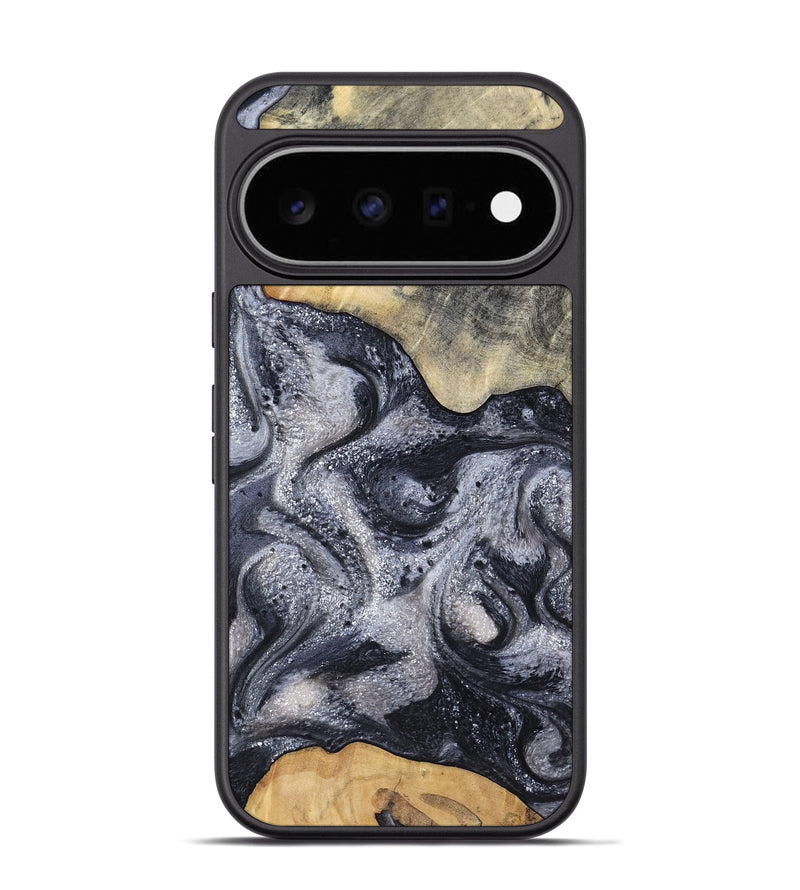 Pixel 11 Pro Wood Phone Case - Jaden (Black & White, 799144)