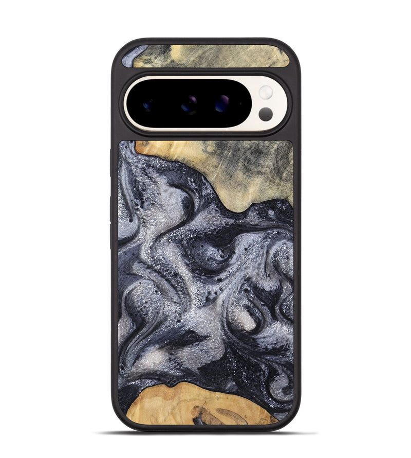 Pixel 9 Wood Phone Case - Jaden (Black & White, 799144)