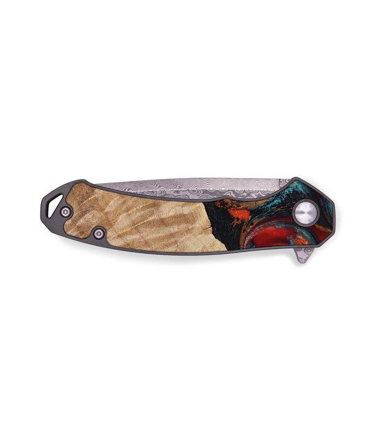 EDC Wood Pocket Knife - Addisyn (Red, 799152)