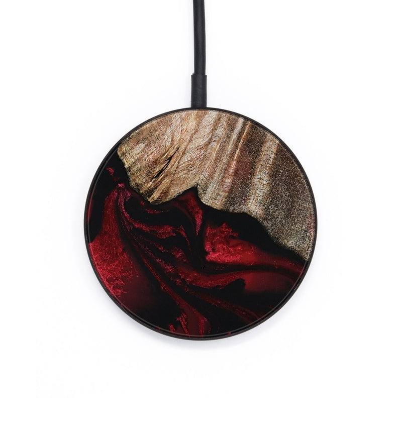 Circle Wood Wireless Charger - Lelia (Red, 799154)