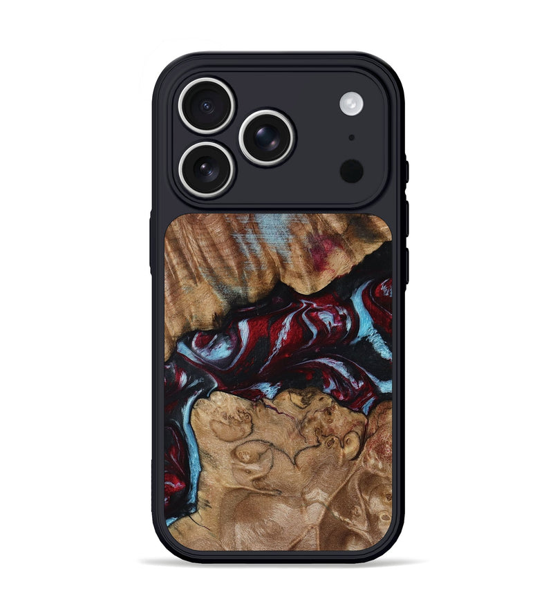 iPhone 17 Pro Wood Phone Case - Oaklee (Red, 799158)