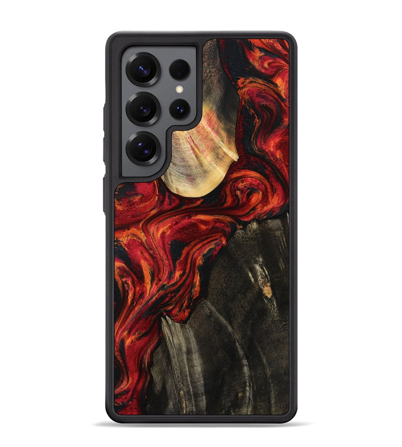 Galaxy S25 Ultra Wood Phone Case - Corinne (Red, 799163)