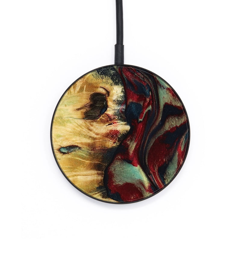 Circle Wood Wireless Charger - Mason (Red, 799165)