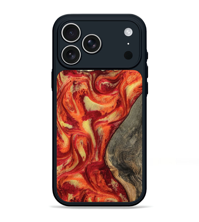 iPhone 17 Pro Max Wood Phone Case - Catina (Red, 799166)