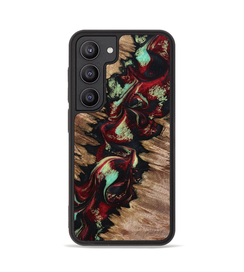 Galaxy S23 Wood Phone Case - Kairo (Red, 799168)