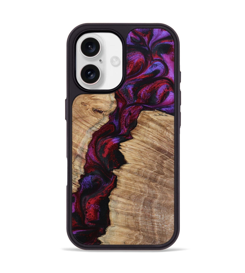 iPhone 17 Wood Phone Case - Evelyne (Red, 799169)