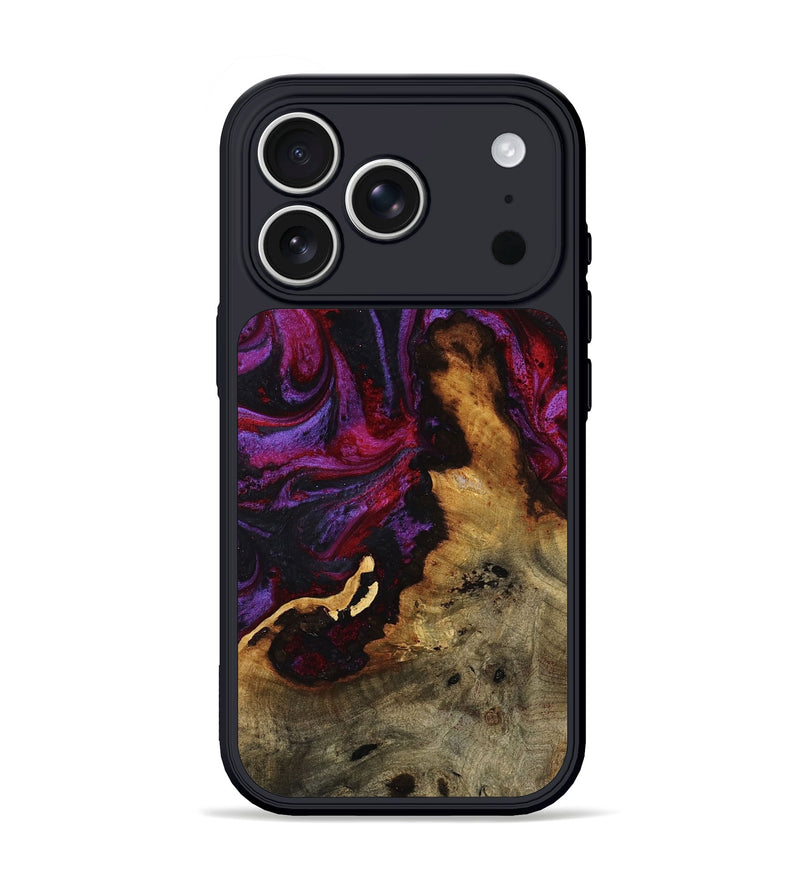 iPhone 17 Pro Wood Phone Case - Letha (Red, 799174)