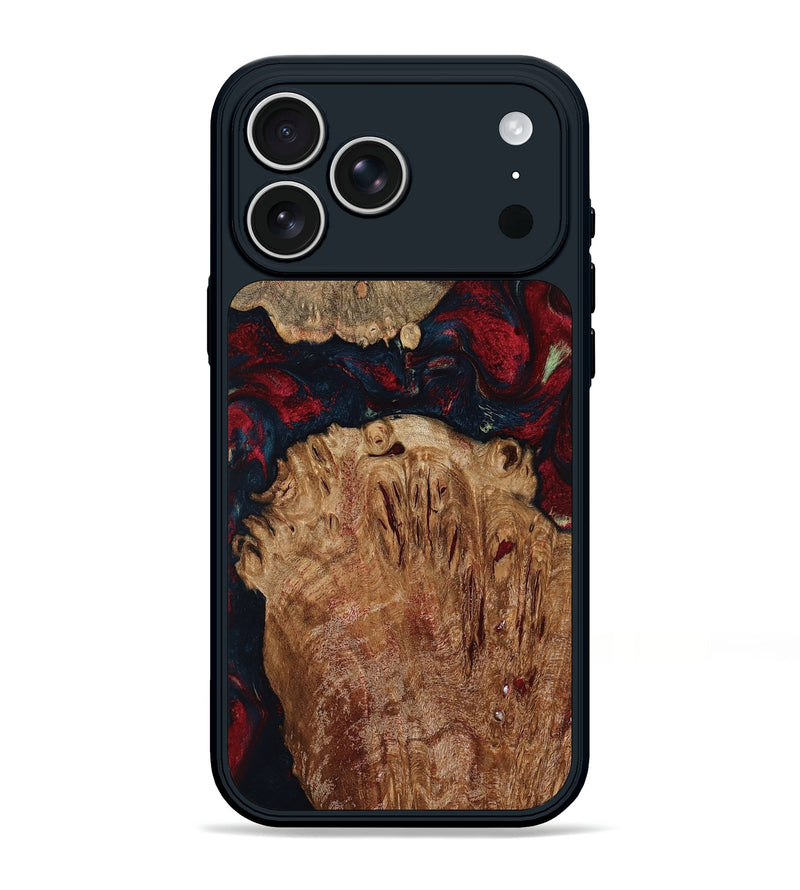 iPhone 17 Pro Max Wood Phone Case - Darren (Red, 799175)
