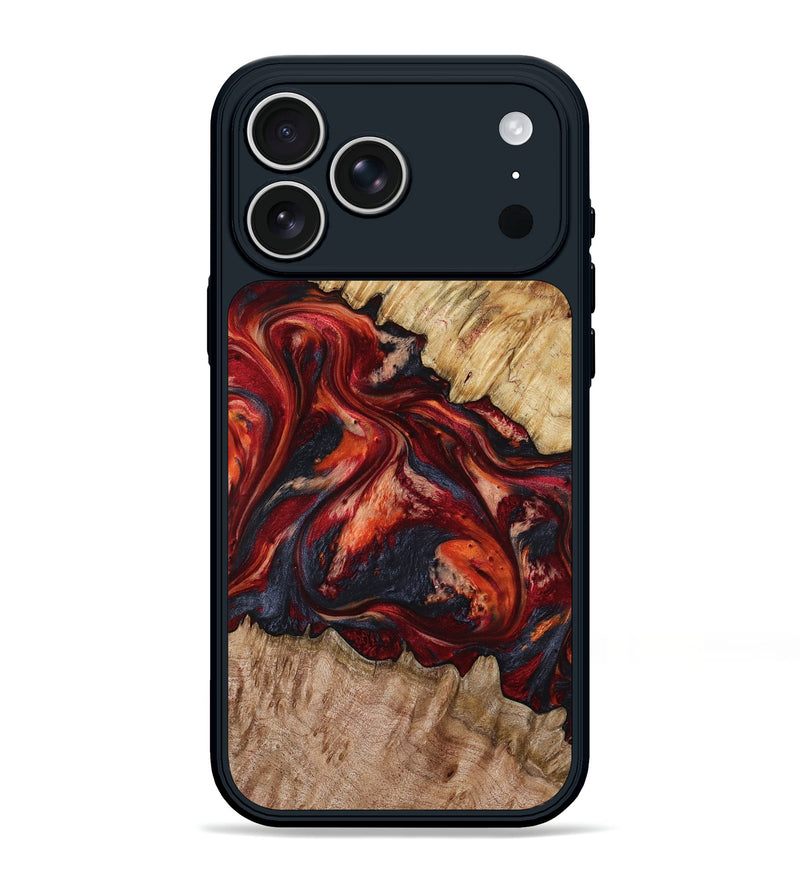 iPhone 17 Pro Max Wood Phone Case - Queen (Red, 799177)