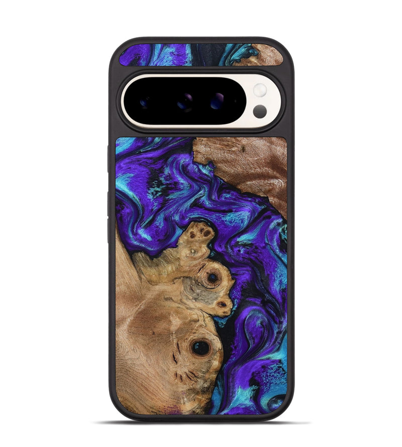 Pixel 9 Wood Phone Case - Furman (Purple, 799188)