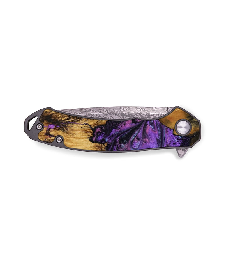 EDC Wood Pocket Knife - Mont (Purple, 799194)