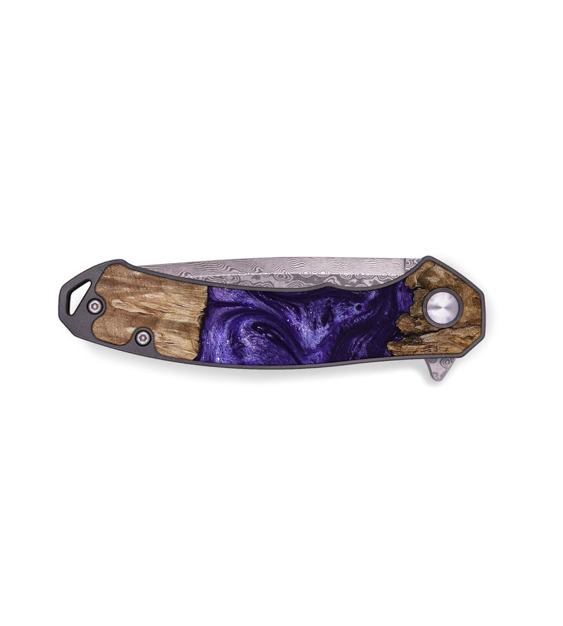 EDC Wood Pocket Knife - Mayme (Purple, 799201)