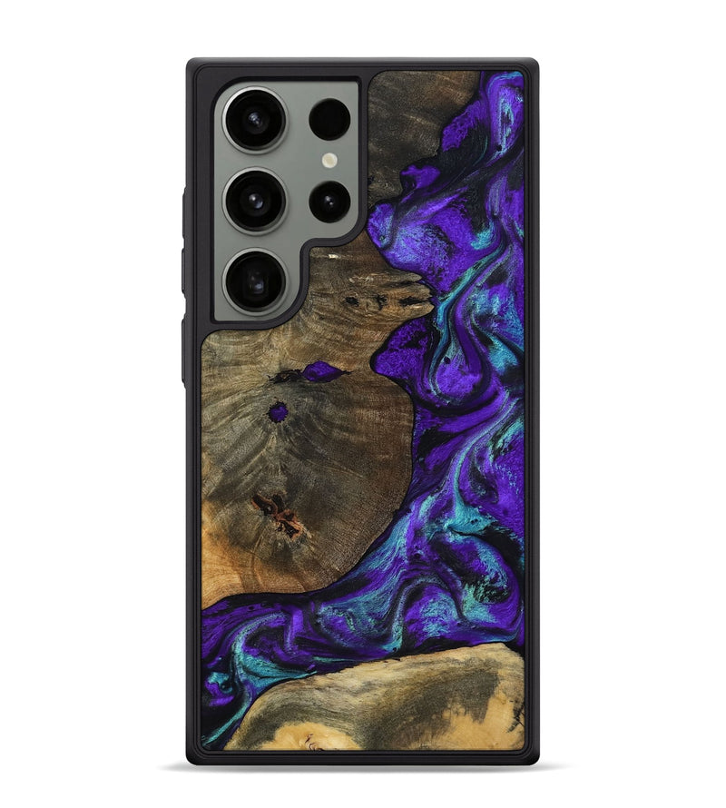 Galaxy S24 Ultra Wood Phone Case - Mylah (Purple, 799210)