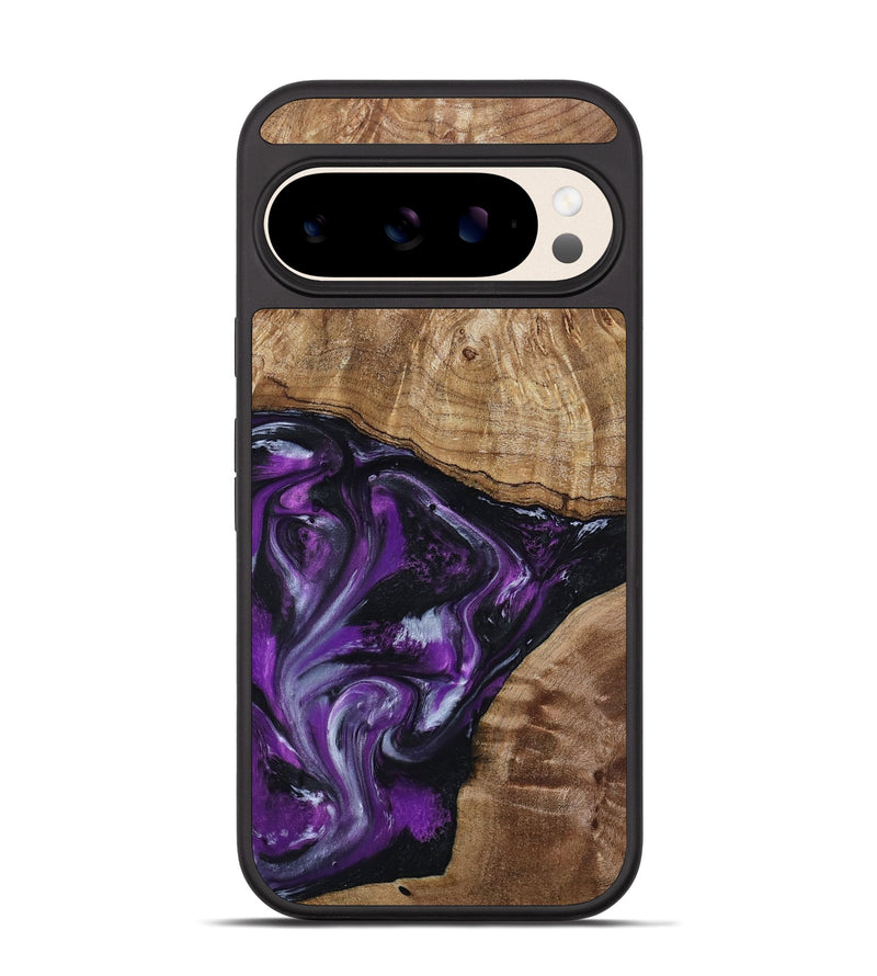 Pixel 10 Pro Wood Phone Case - Jevon (Purple, 799216)