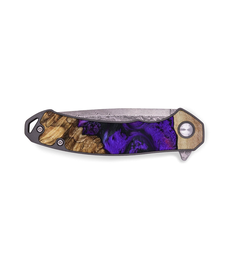 EDC Wood Pocket Knife - Karyme (Purple, 799219)