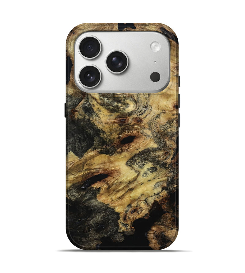 iPhone 17 Pro Wood Live Edge Phone Case - Aden (Wood Burl, 799242)