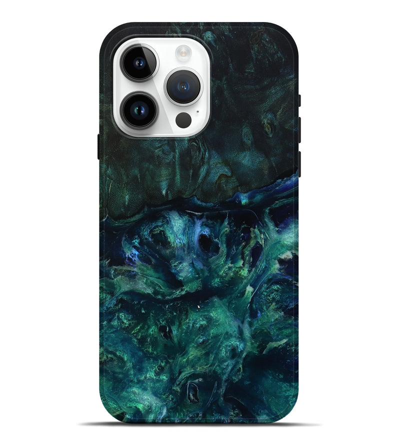 iPhone 15 Pro Max Wood Live Edge Phone Case - Lyla (Green, 799248)