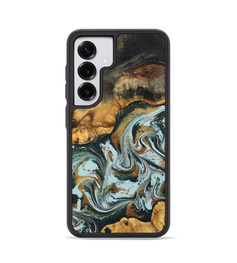 Galaxy S25 Wood Phone Case - Sydnie (Green, 799259)
