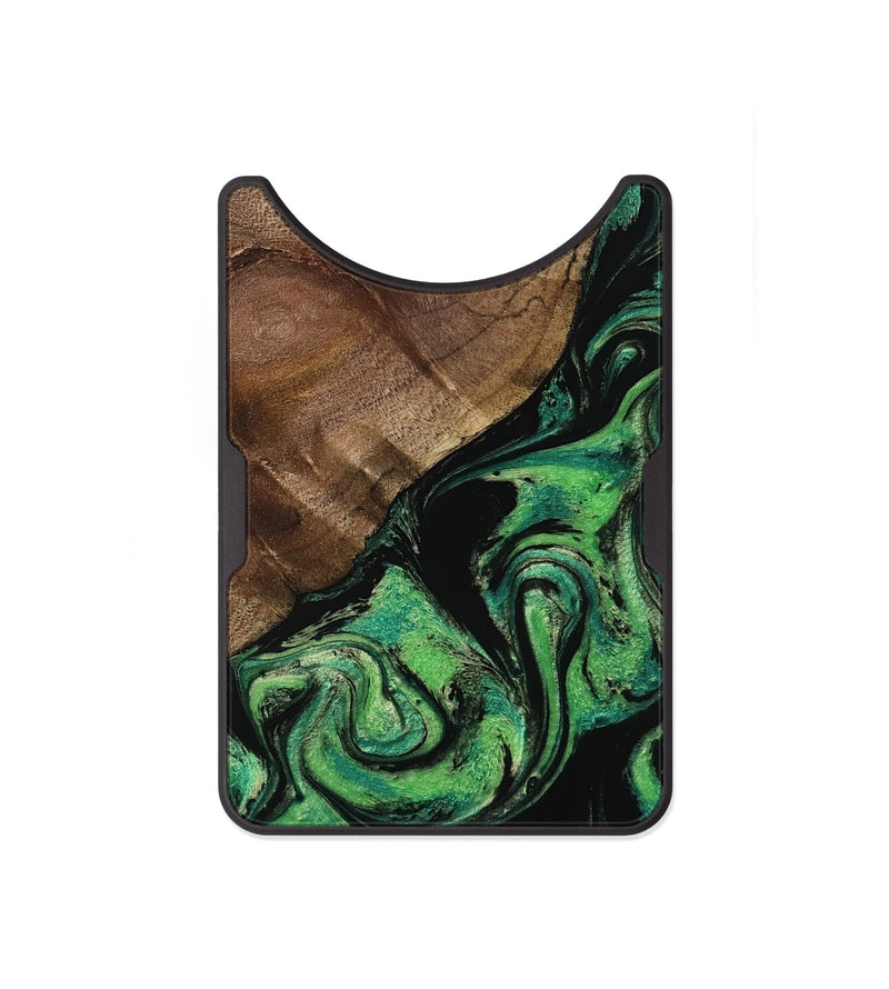 Alloy Wood Wallet - Dian (Green, 799260)