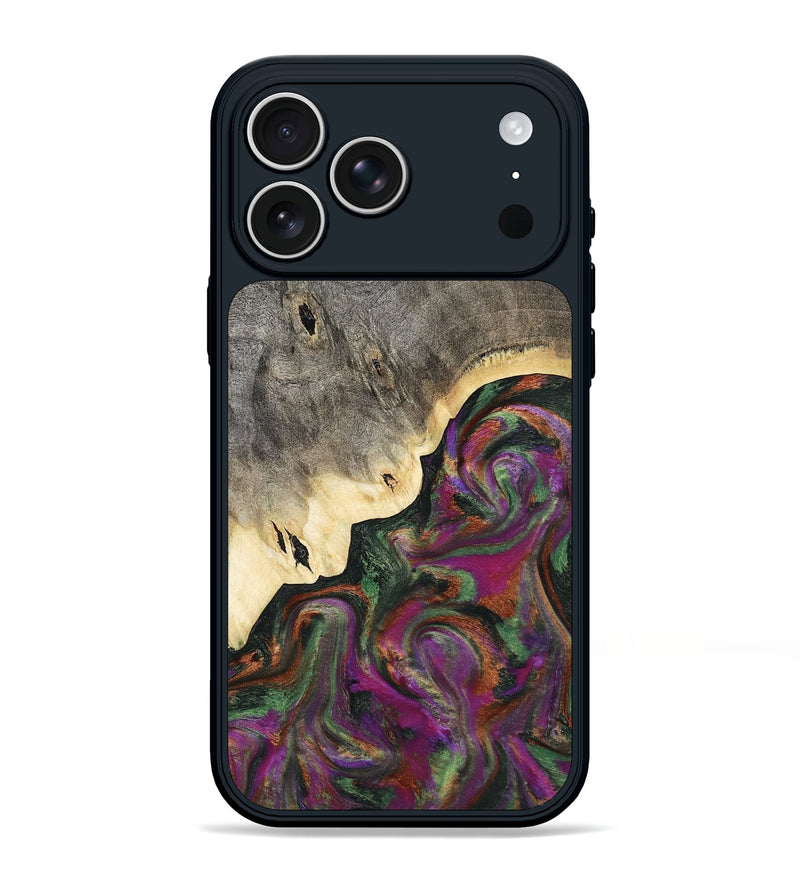 iPhone 17 Pro Max Wood Phone Case - Levi (Green, 799263)