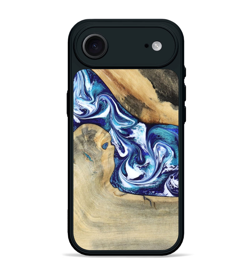 iPhone 17 Air Wood Phone Case - Donnell (Blue, 799398)