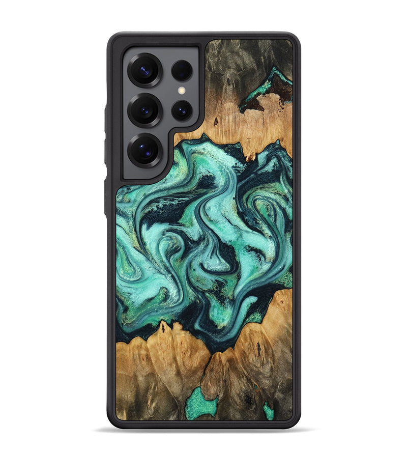 Galaxy S25 Ultra Wood Phone Case - Carissa (Green, 799401)