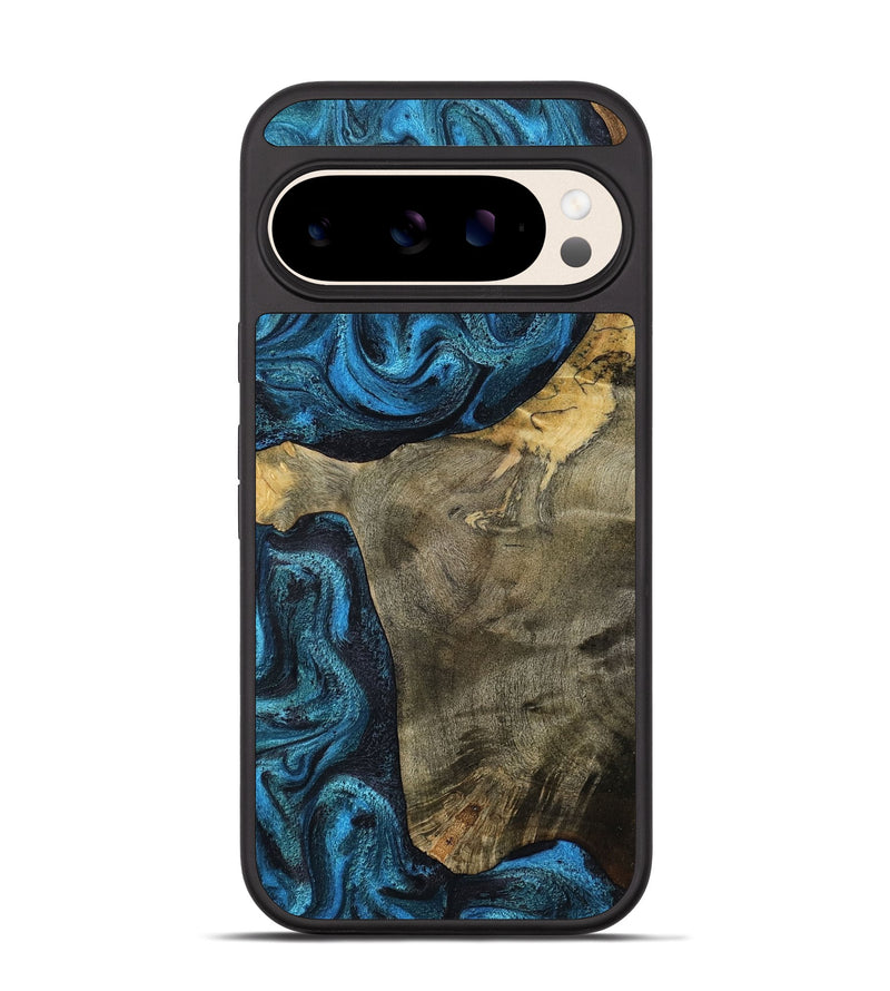 Pixel 10 Pro Wood Phone Case - Rogers (Blue, 799435)