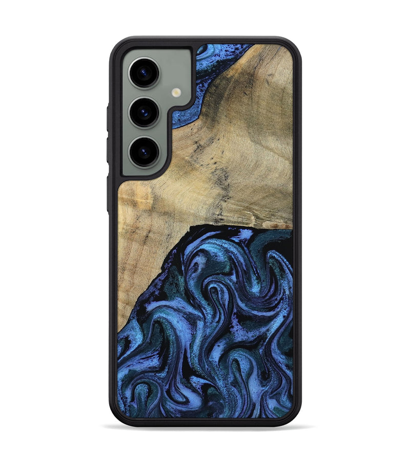 Galaxy S24 Plus Wood Phone Case - Mandie (Blue, 799437)