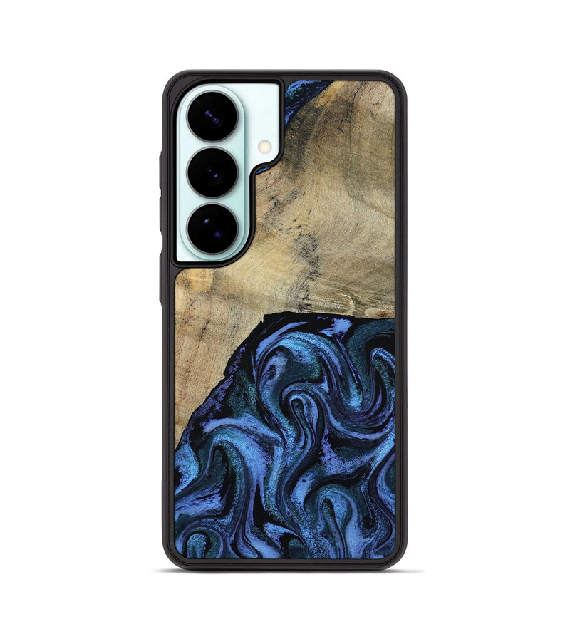 Galaxy S26 Wood Phone Case - Mandie (Blue, 799437)