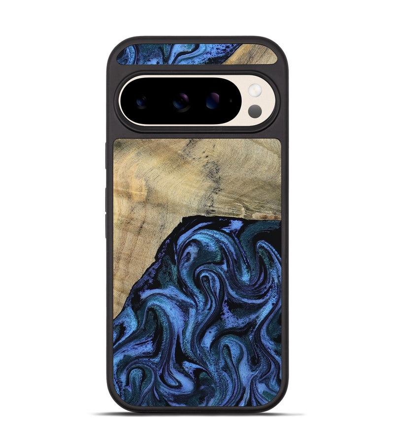Pixel 10 Pro Wood Phone Case - Mandie (Blue, 799437)