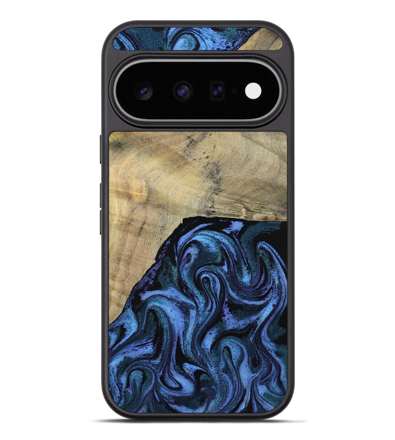 Pixel 11 Pro XL Wood Phone Case - Mandie (Blue, 799437)