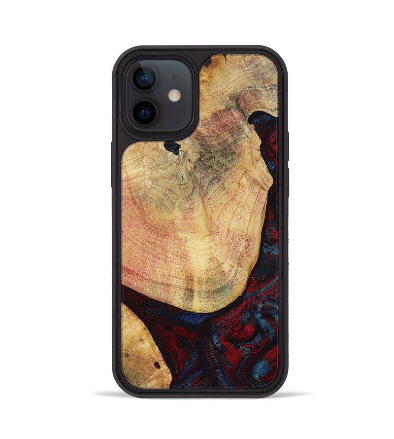 iPhone 12 Wood Phone Case - Charley (Red, 799495)