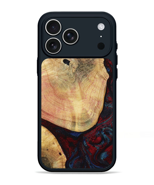 iPhone 17 Pro Max Wood Phone Case - Charley (Red, 799495)