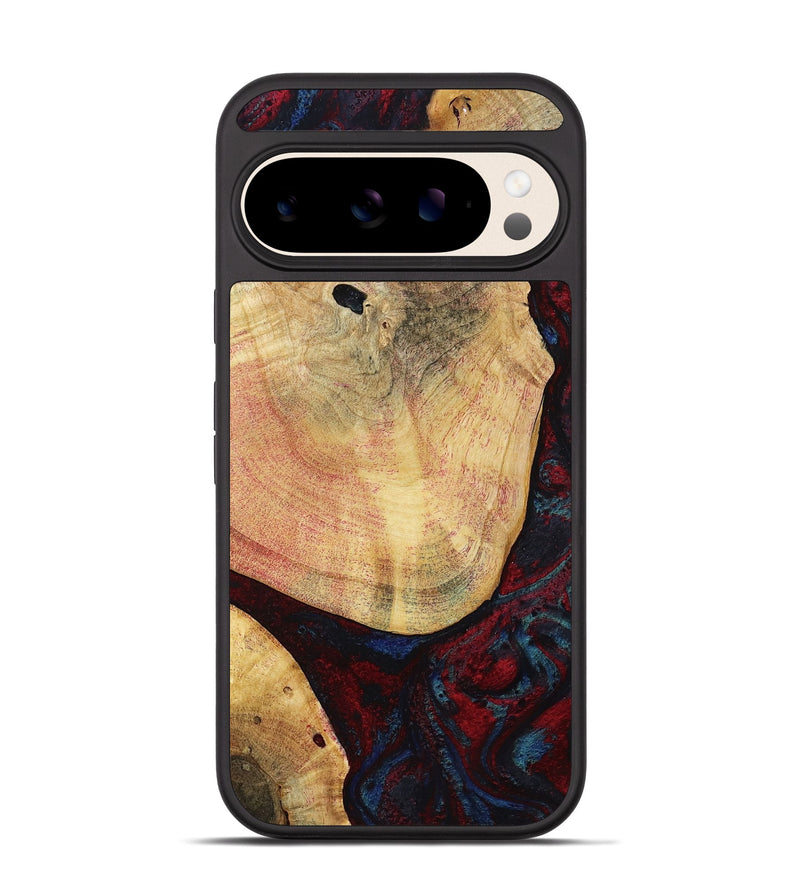 Pixel 10 Pro Wood Phone Case - Charley (Red, 799495)